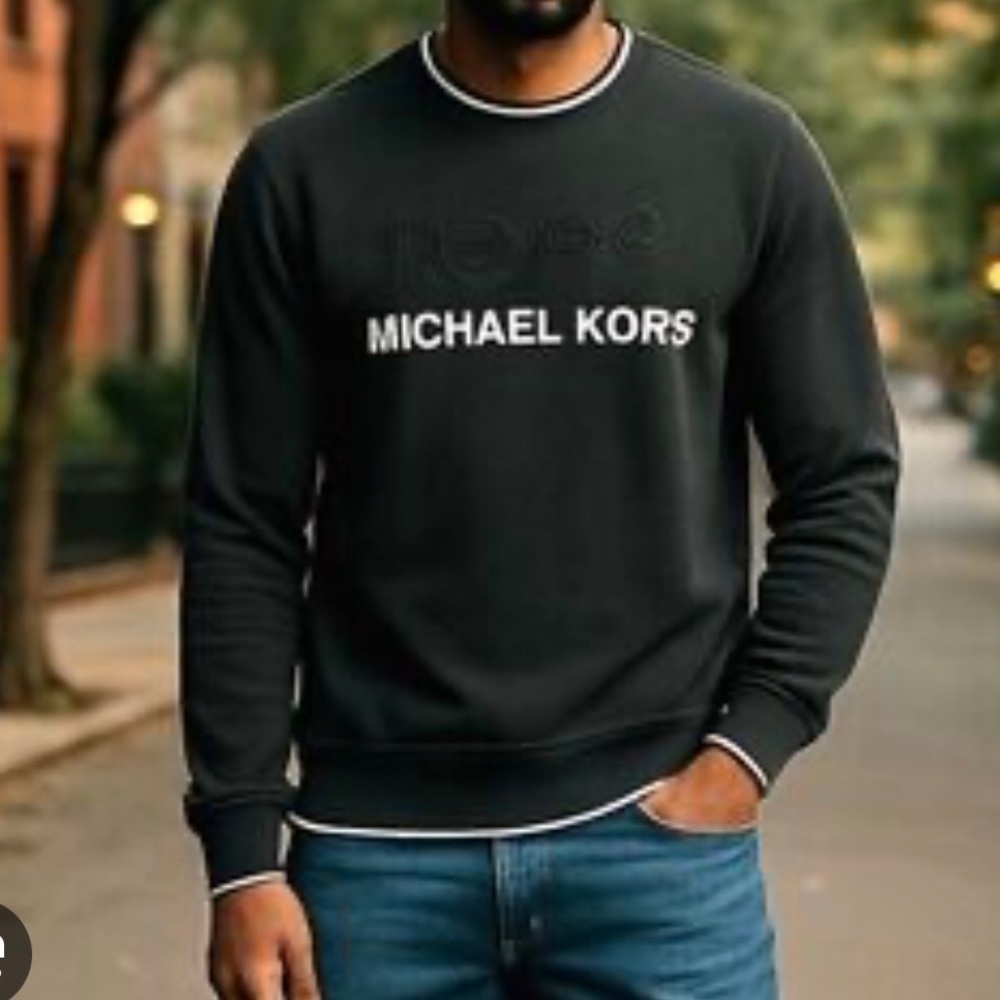New Michael Kors black Sweatshirt Size L